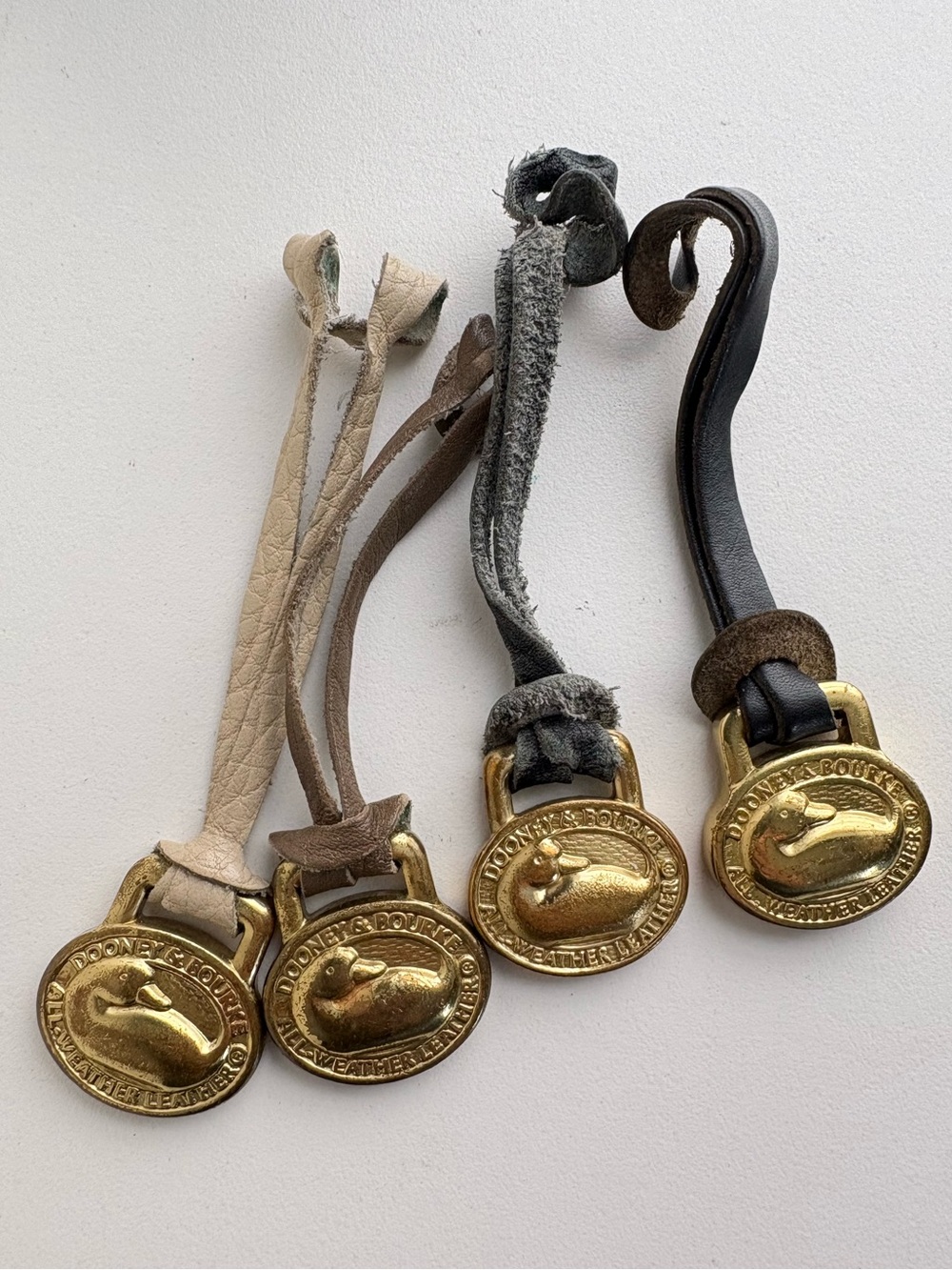 Dooney and Bourke Brass Duck Fobs bundle accessory keychain bag charm - Picture 5 of 11